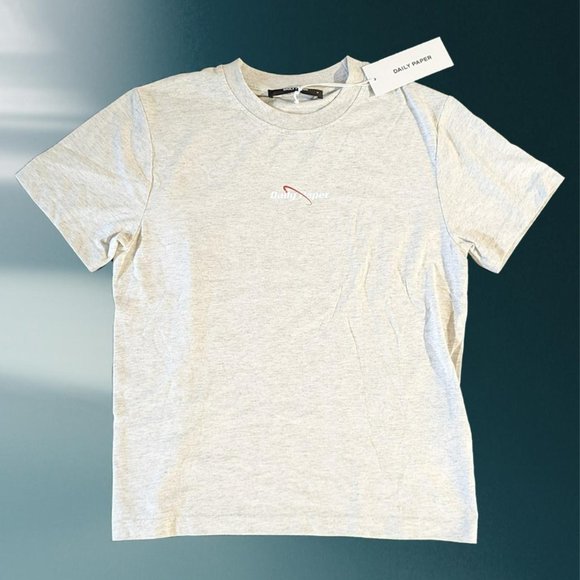 NEW - Daily Paper White Fastan Ellipse T-Shirt (Women's Medium / Men's Small) - Picture 1 of 2
